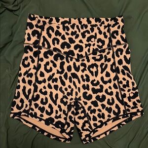 Vitality leopard print shorts
